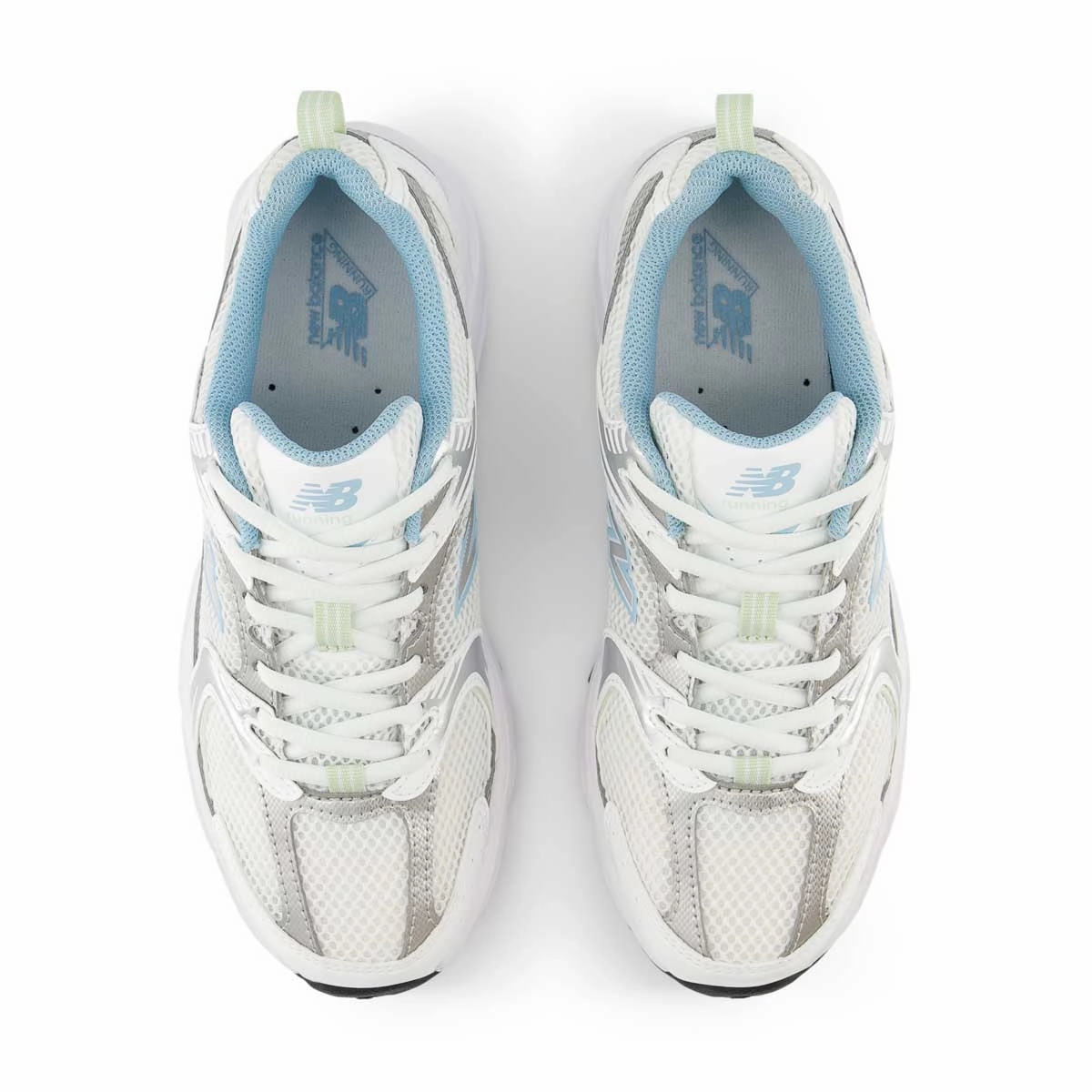 530 'White Silver Metallic Blue' Soft Touch Lining