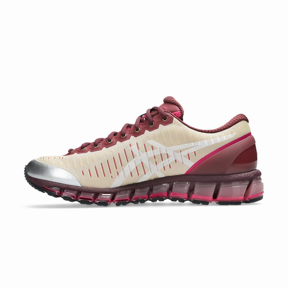 studded Multi Surface Traction   Above The Clouds GEL-Quantum 360 I 'Soft Yellow Brisket Red'