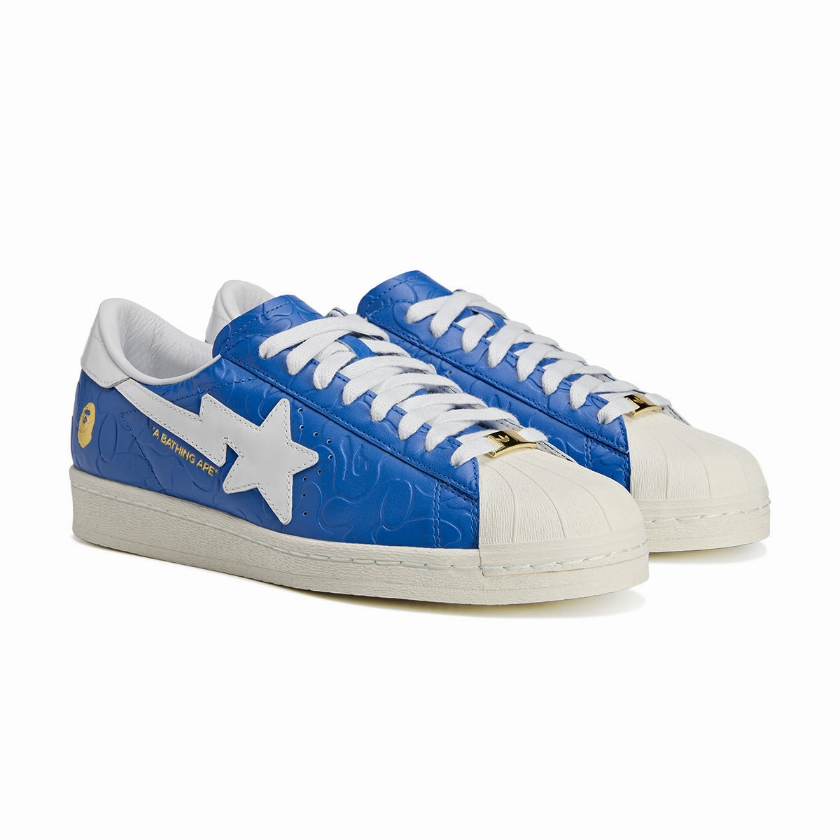   BAPE Superstar Vintage 'Blue' runners - specific benefits midsole