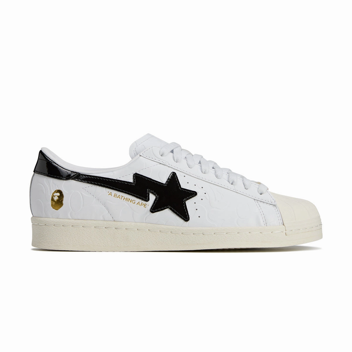   BAPE Superstar Vintage 'White Black' Torsion Adaptive Plate