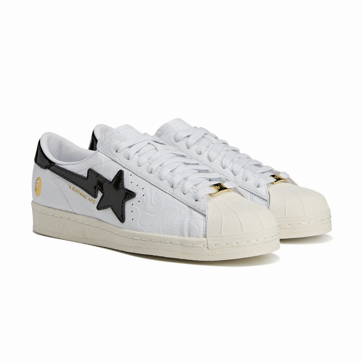   BAPE Superstar Vintage 'White Black' machine washable material