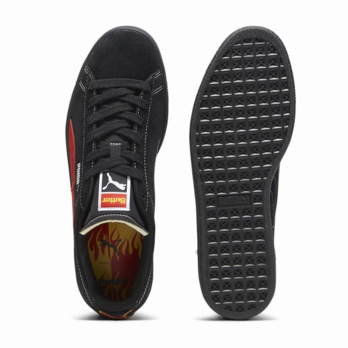   Butter Goods Suede 'Puma Black' Secure Lacing Mechanism Non Toxic Compounds