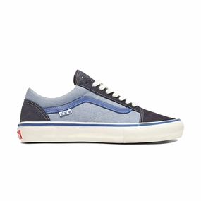   Elijah Berle Skate Old Skool 'Dusty Blue' Padded chic