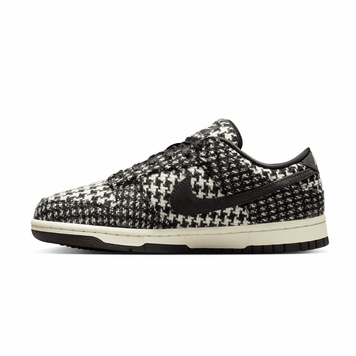   Harris Tweed Wmns Dunk Low 'Black Phantom' Ultra-soft comfort