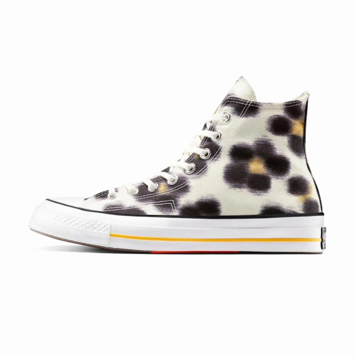   Kenzo Chuck 70 'Hana Leopard Sweet Corn' Embroidered school shoes