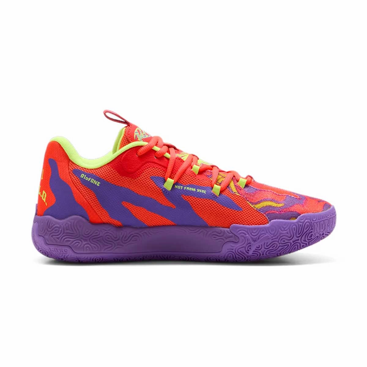   LaMelo Ball MB.03 Lo 'Lava Purple' Slip-resistant support open - toe