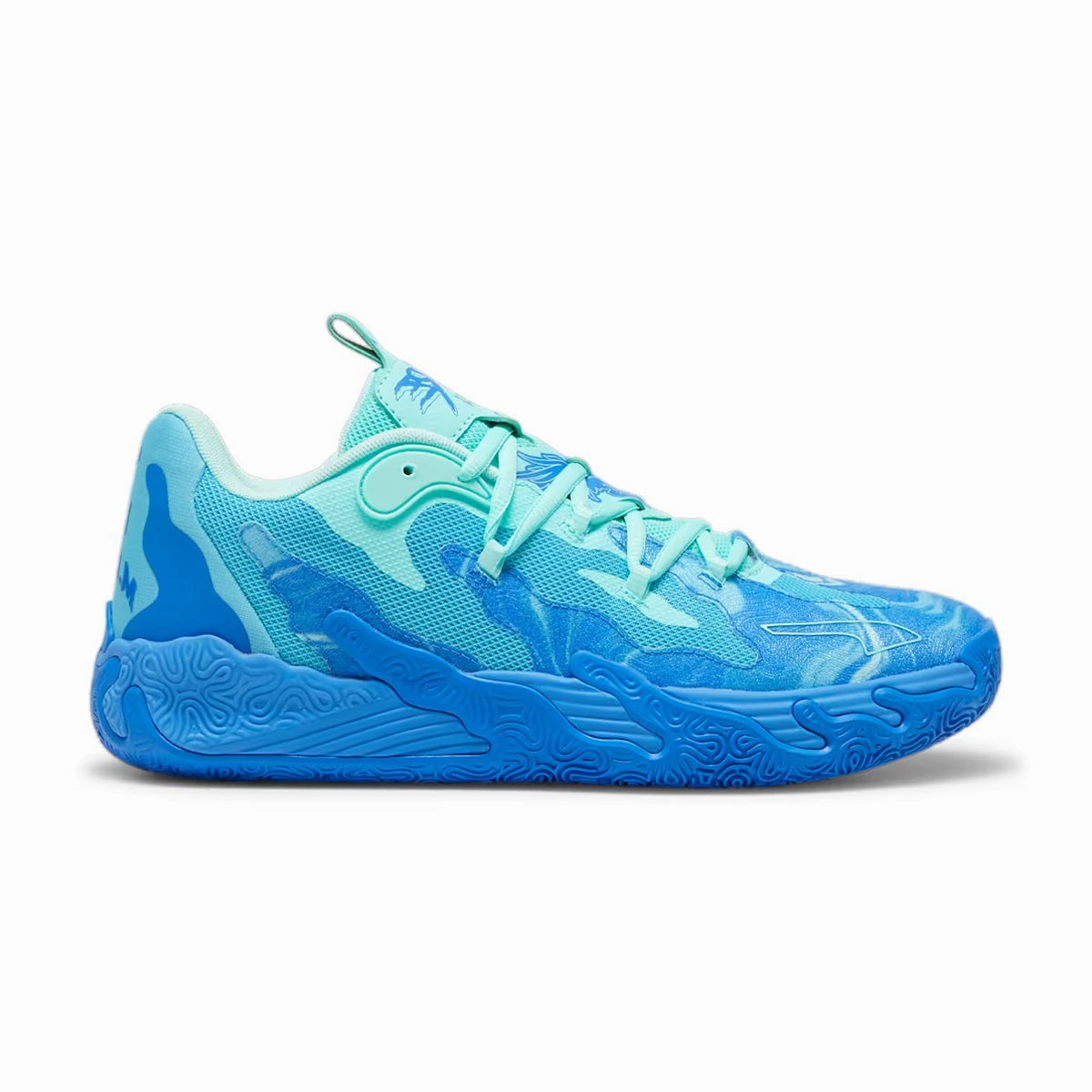 Contoured Arch Shape   LaMelo Ball MB.03 Lo 'Team Hyperlink Blue'