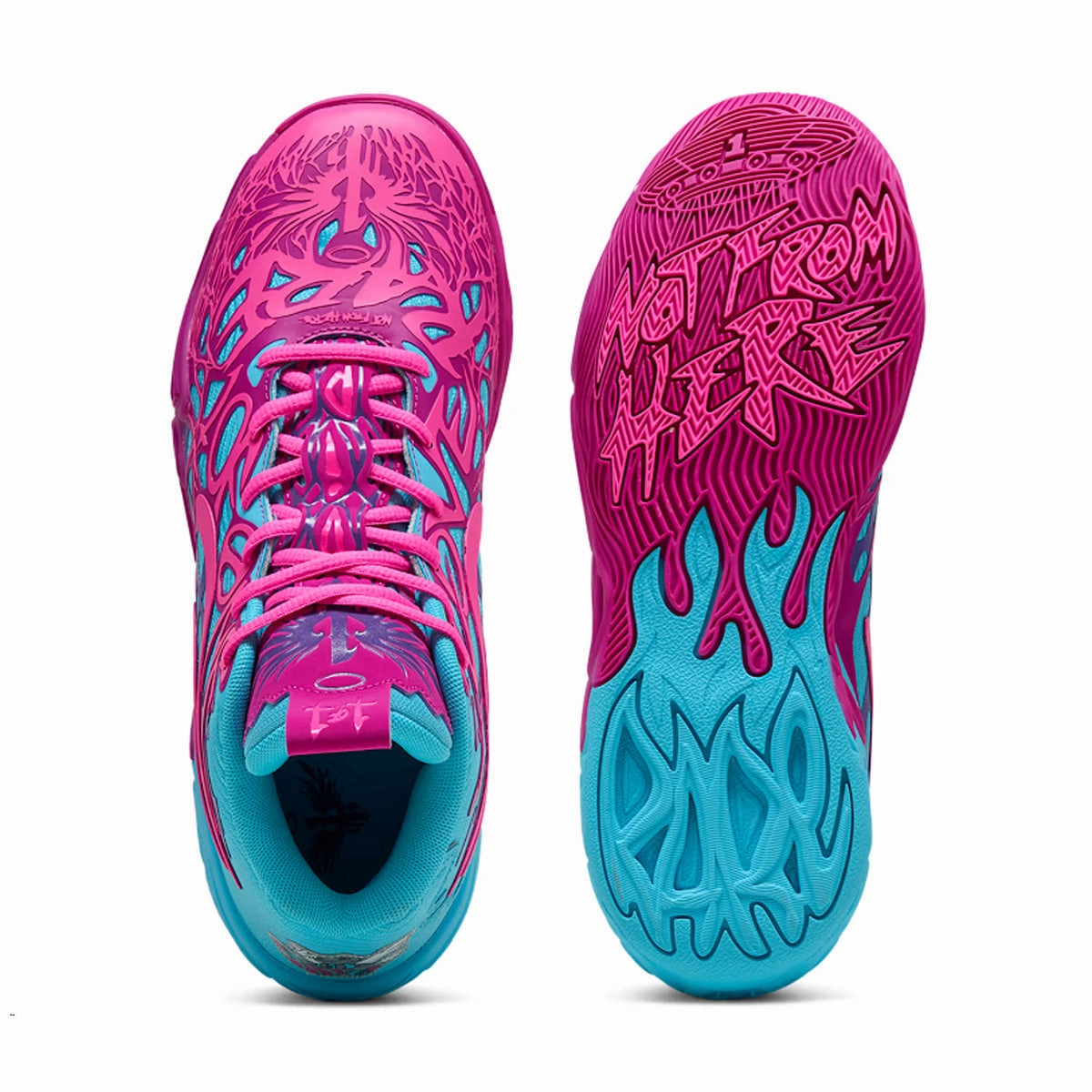 Pressure Relief Footbed Abrasion Resistant Upper   LaMelo Ball MB.04 'Iridescent'