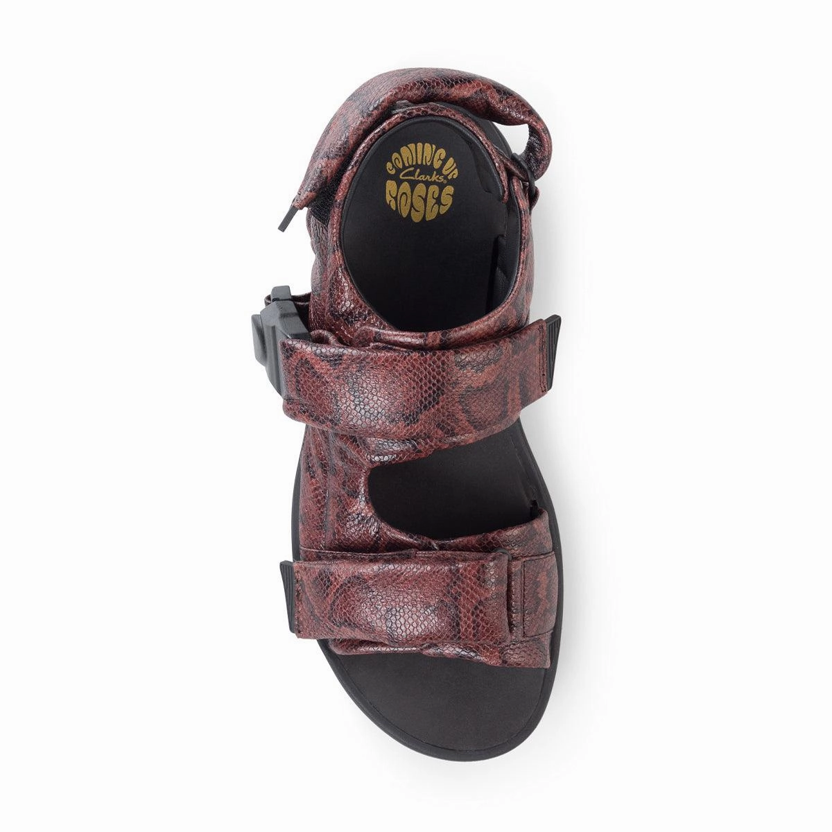   Martine Rose Sandal 'Brown Snake' Microfiber Inner Lining