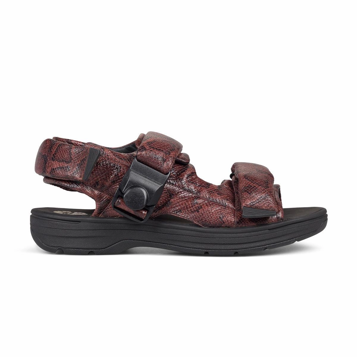   Martine Rose Sandal 'Brown Snake' Generic Compression Molded Sole