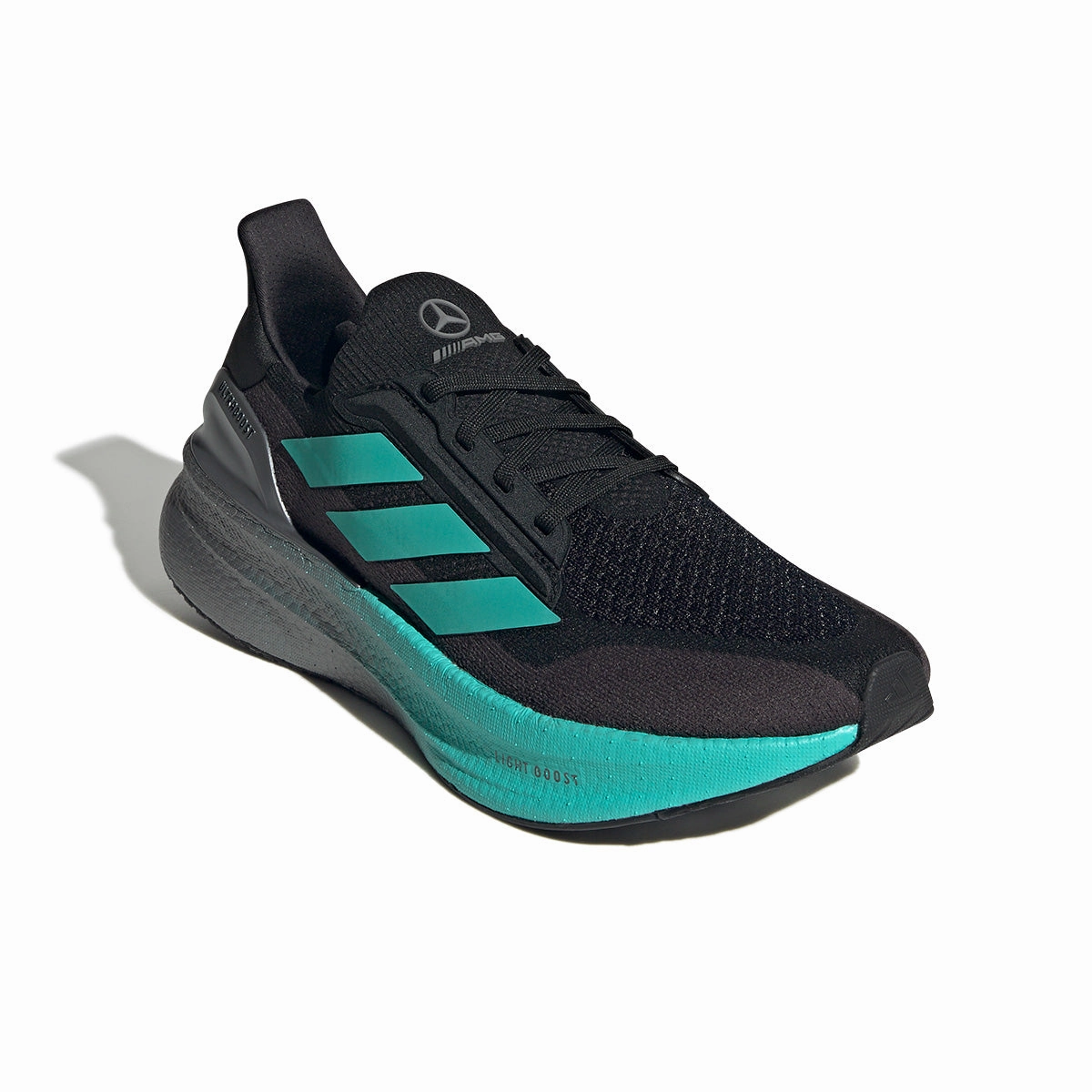   Mercedes AMG Petronas F1 Team Wmns Ultraboost 5X 'Core Black Semi Mint Rush' Seamless Comfort Performance-driven
