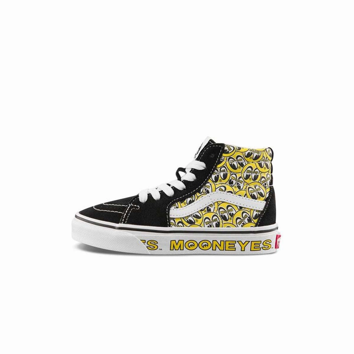   Mooneyes Kid's SK8-Hi 'Black Yellow' All Occasion Moisture Wicking Insole