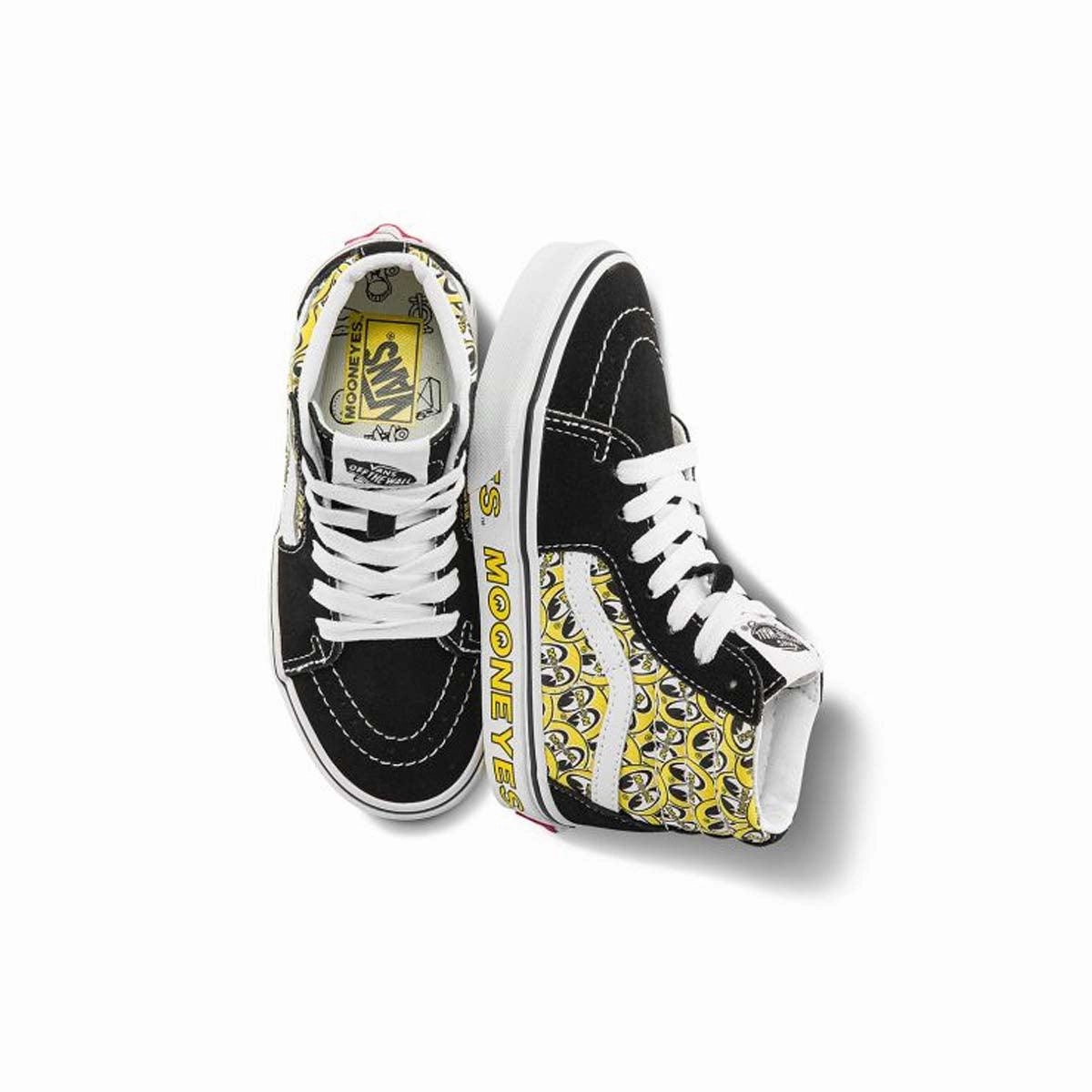 Peak Fit   Mooneyes Kid's SK8-Hi 'Black Yellow'