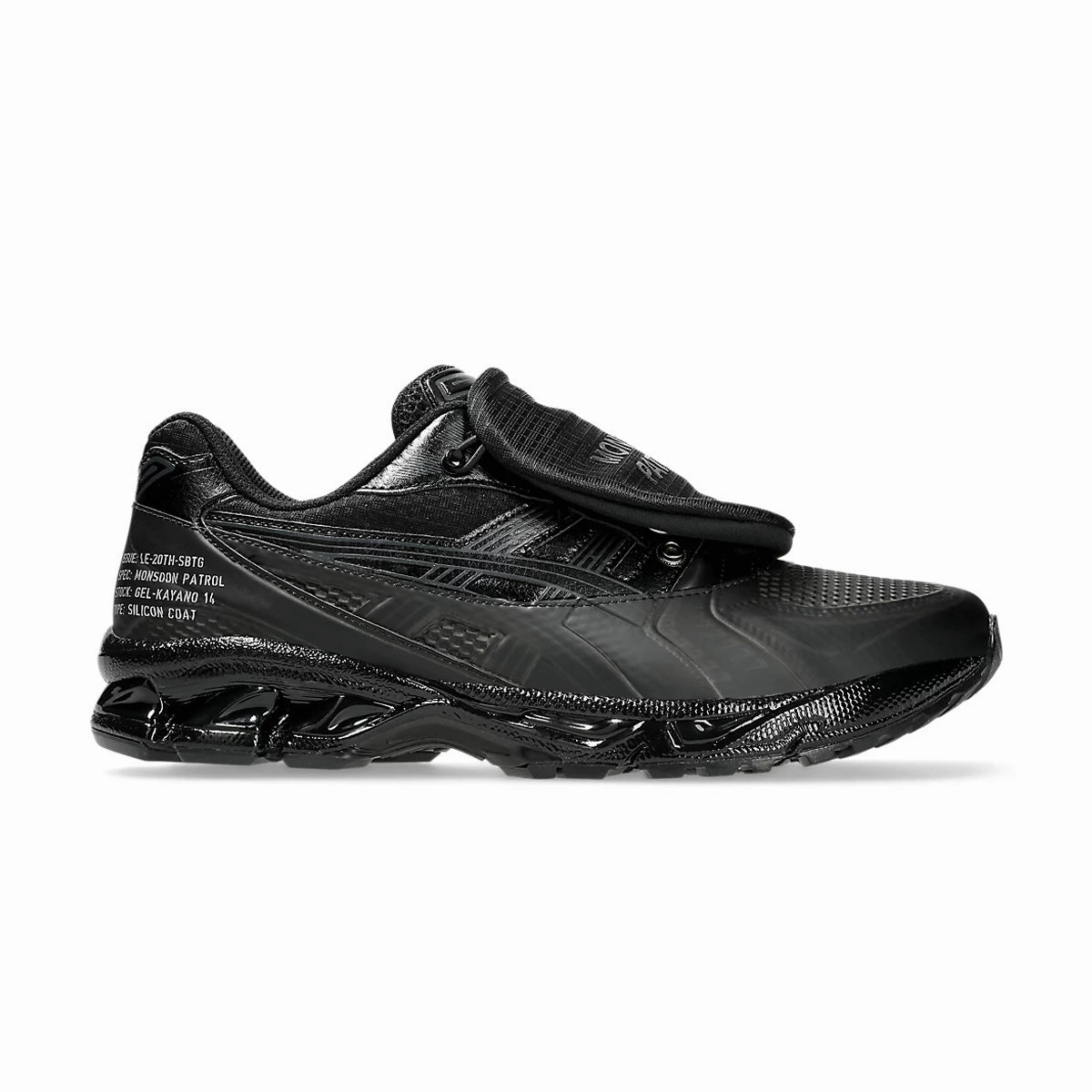   SBTG   Limited Edt GEL-Kayano 14 'Monsoon Patrol Black' Breathable mesh lining