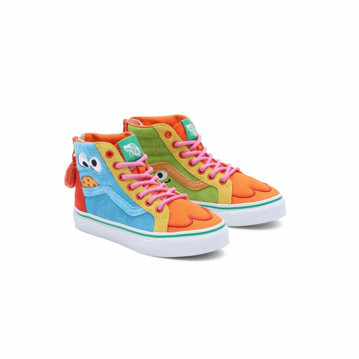   Sesame Street Kid's SK8-Hi Zip 'Multi' comfortable - fit