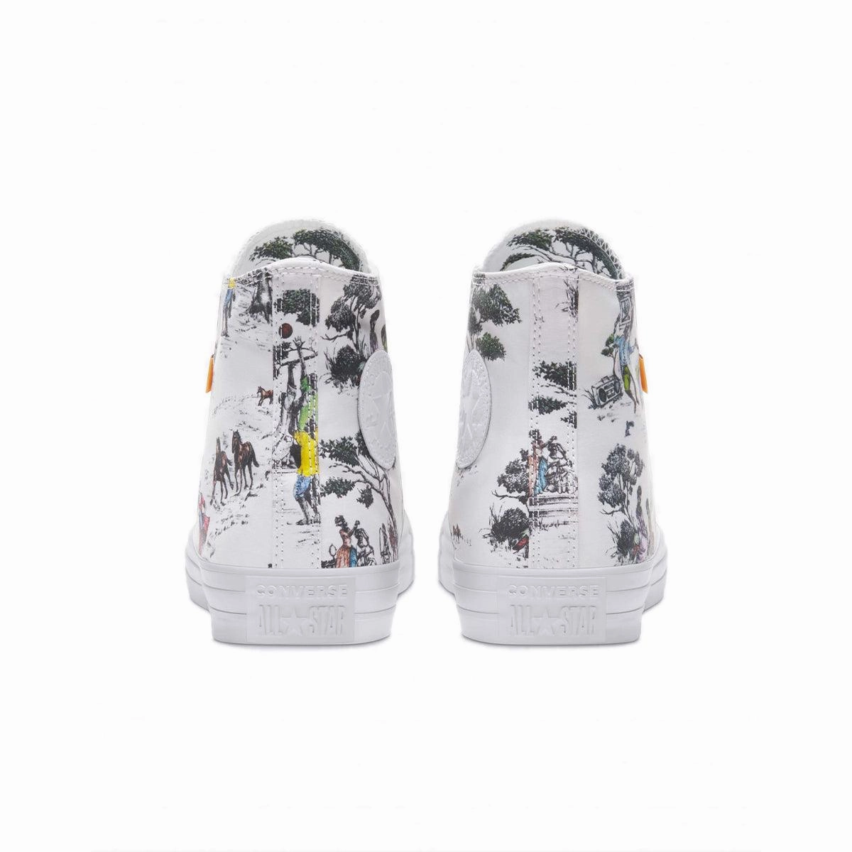 Recycled Fabric Construction Heel Support   Union LA Chuck Taylor All Star High 'White'