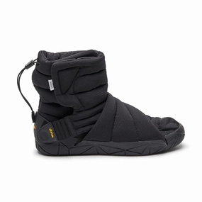 Anti Slip Sole Comfortable   Vibram FUROSHIKI Futon Hi 'Black'