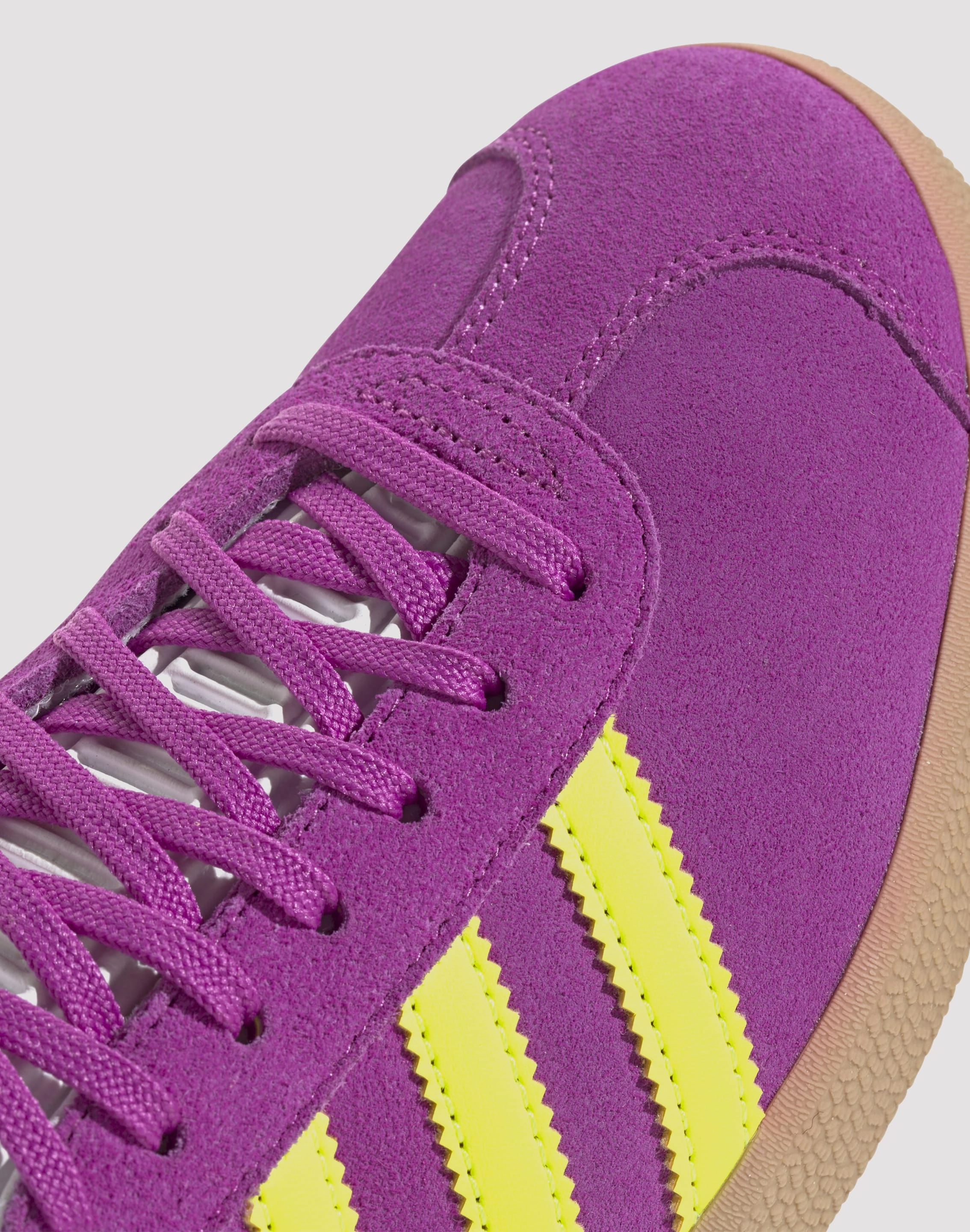 Adidas Originals Gazelle "Purple Burst/Solar Yellow/Off-White" Recycled Rubber Base
