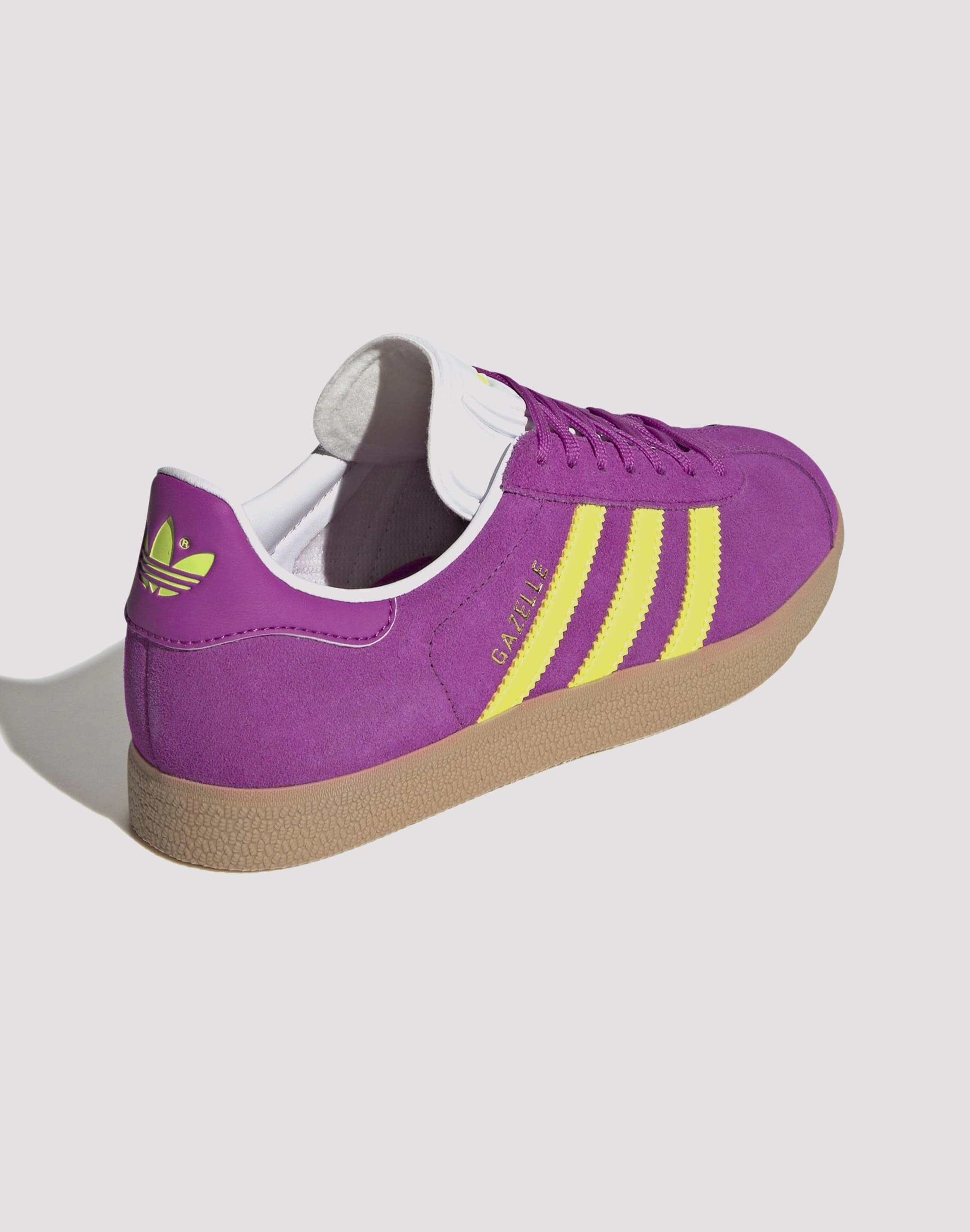 kids - specific functions Adidas Originals Gazelle "Purple Burst/Solar Yellow/Off-White"