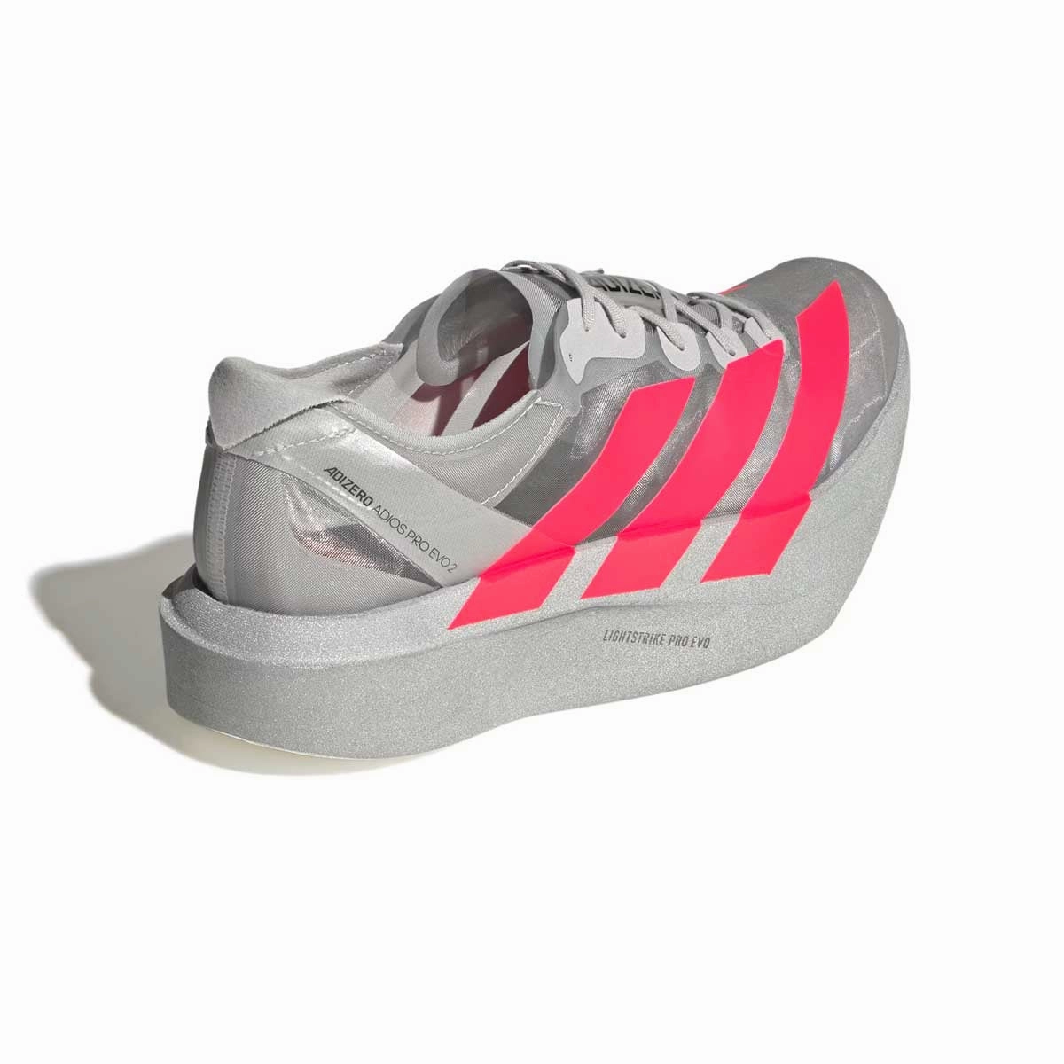 Adizero Adios Pro Evo 2 'Silver Metallic Lucid Red' All-weather chic Blister Prevention Padding