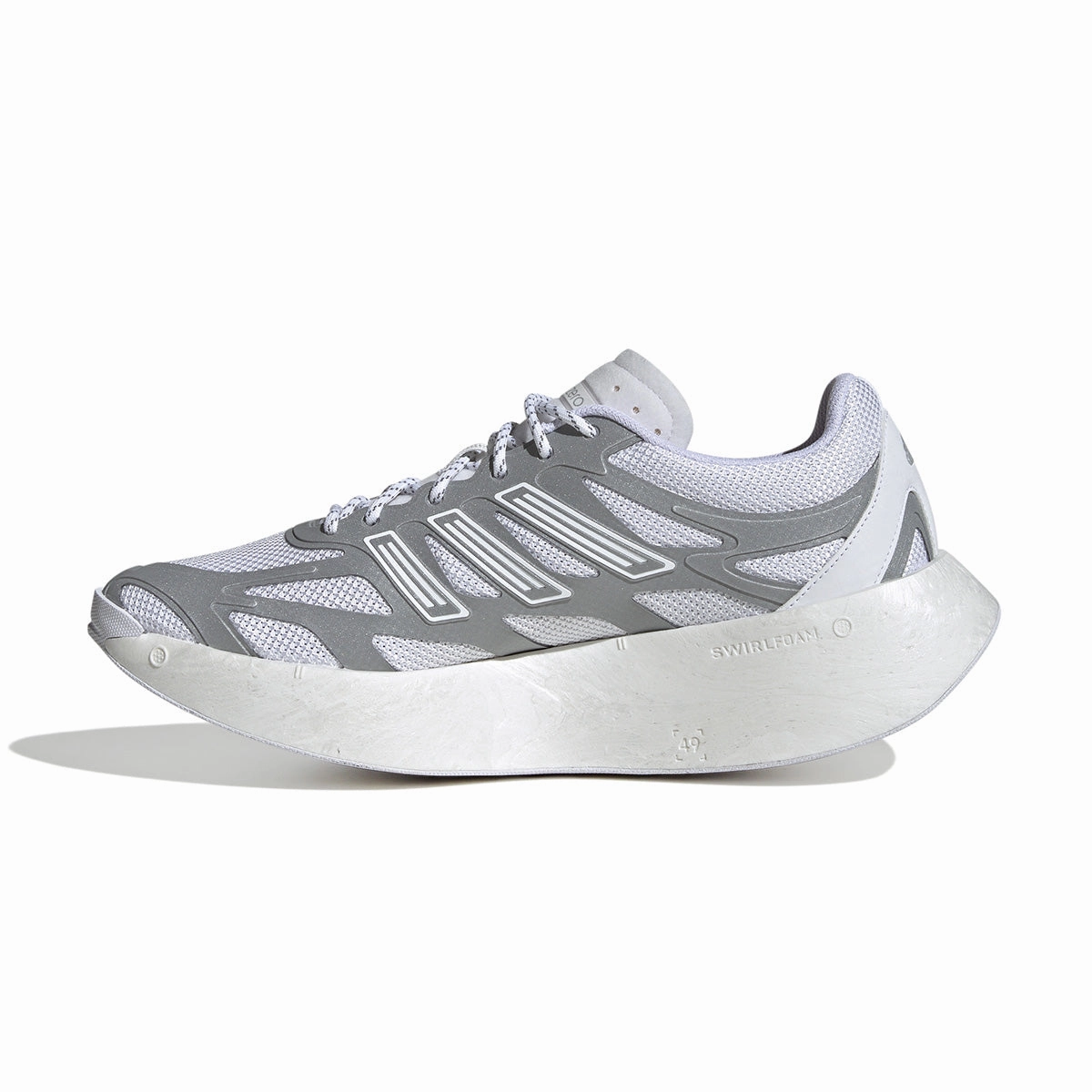 Adizero Aruku 'White' dance shoes Layered Look