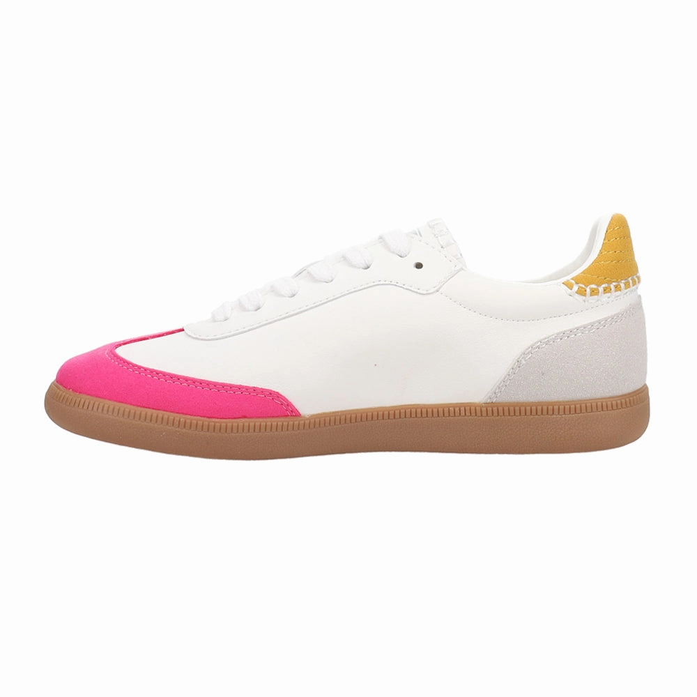 side - zip Crisp Lace Up Sneakers