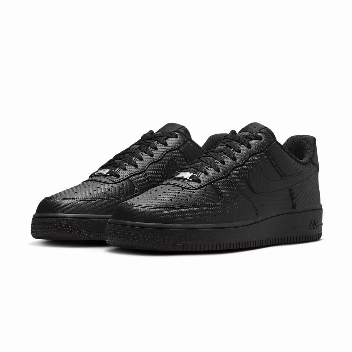 Air Force 1 '07 'Black Carbon Fibre' Ultra-soft breathability Air Channel System