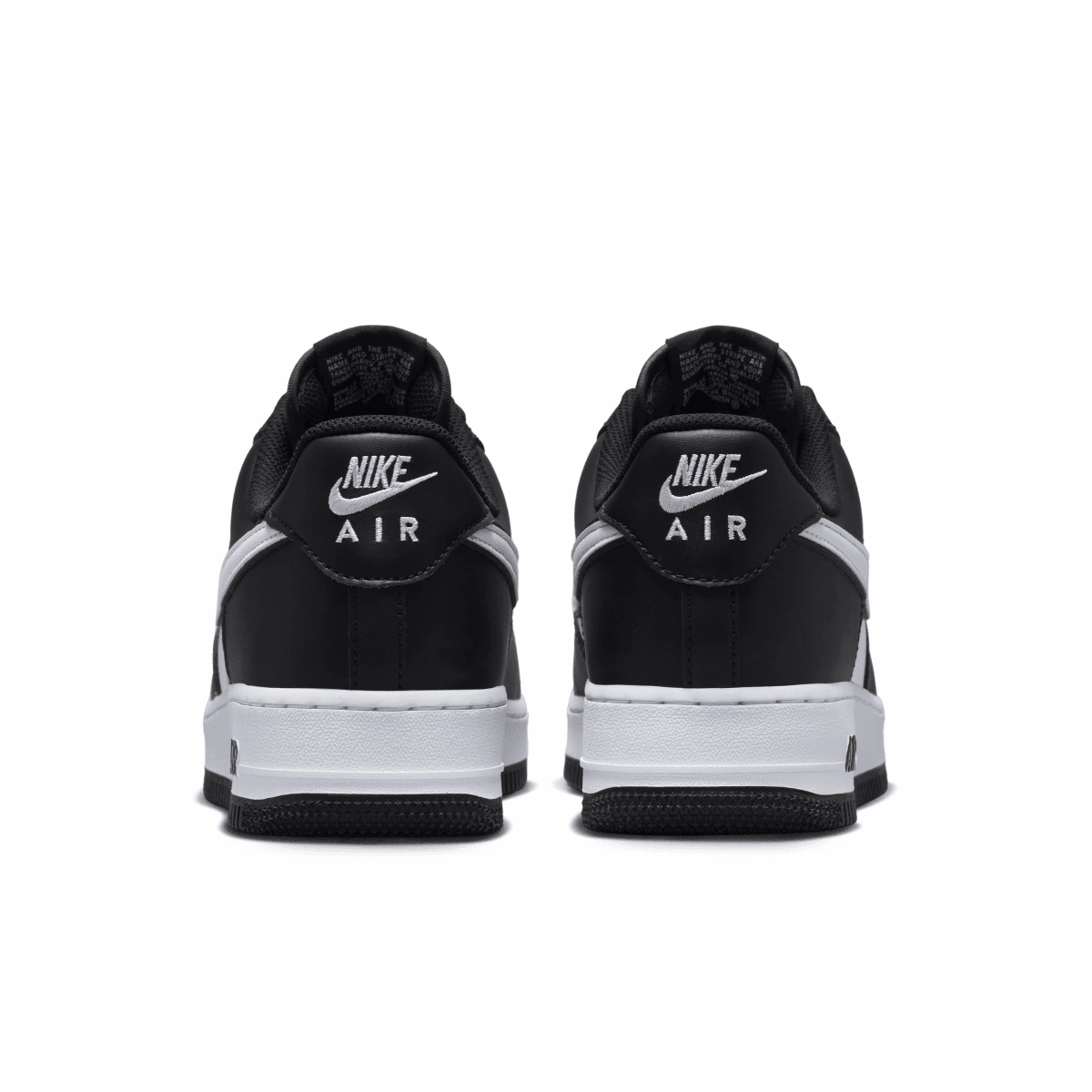 Air Force 1 '07 'Black White' students' Lightweight Frame