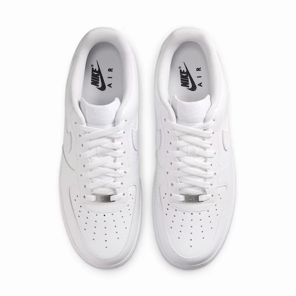 AIR FORCE 1 '07 'White Carbon Fibre' table tennis Timeless Chic