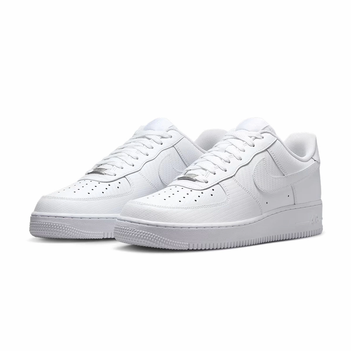Classy ease AIR FORCE 1 '07 'White Carbon Fibre'