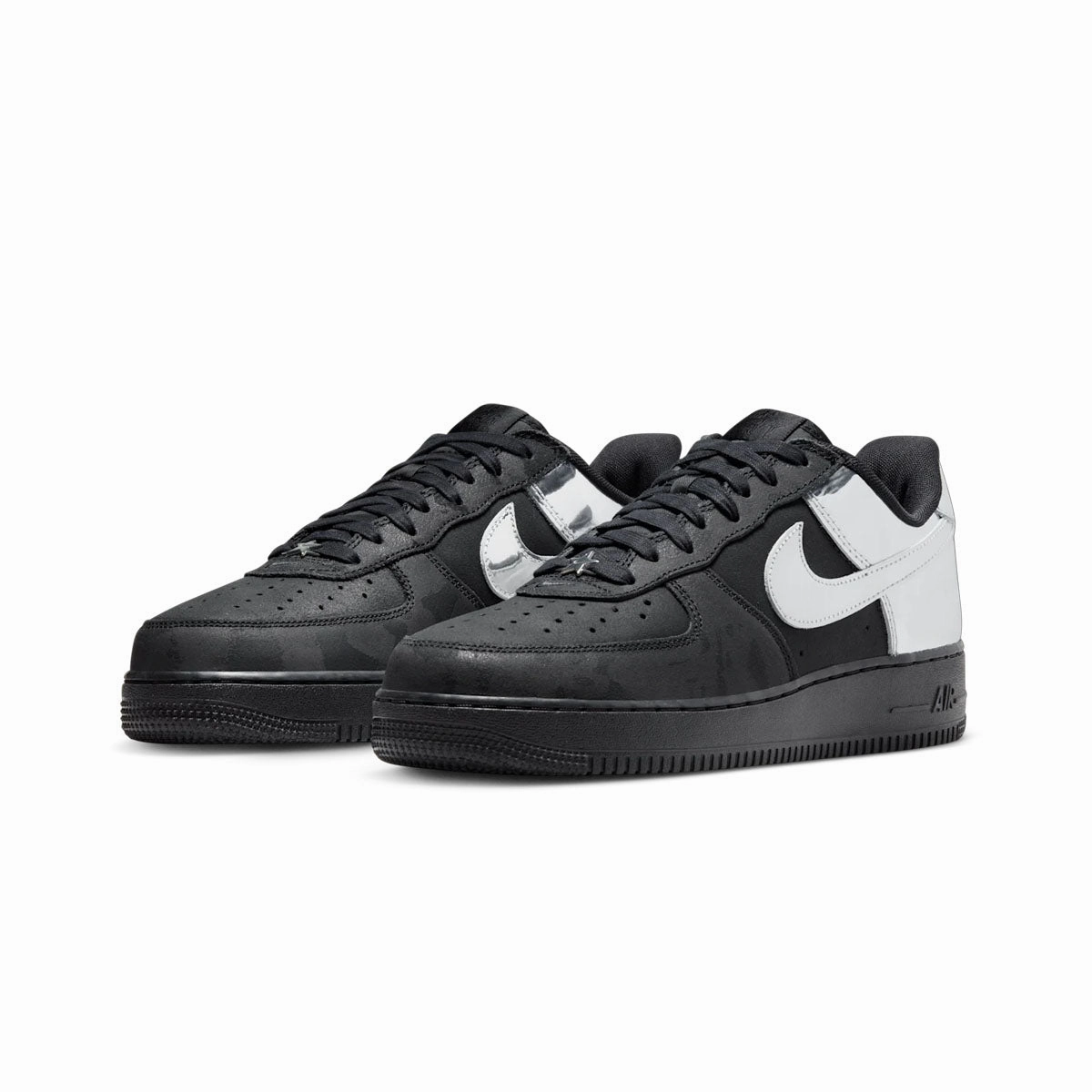 Air Force 1 Low 'Black Metallic Silver' Non Marking Tread balance improvement