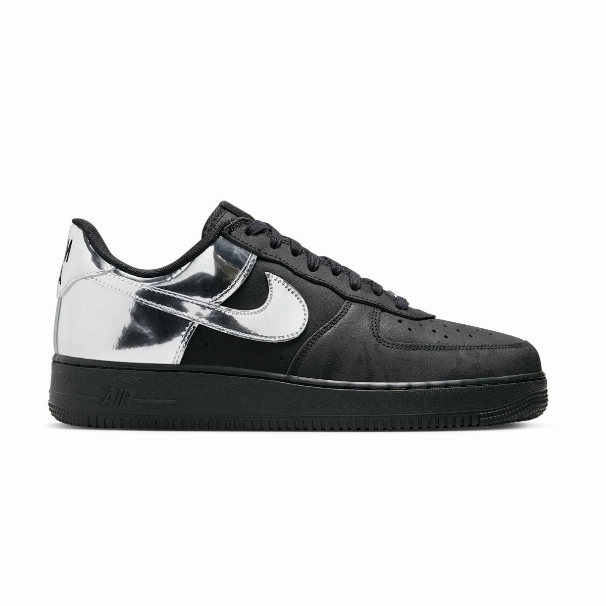 Air Force 1 Low 'Black Metallic Silver' Reinforced toe