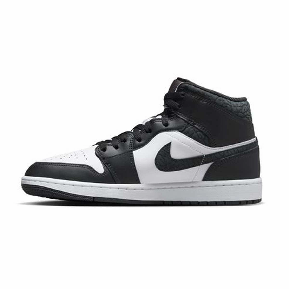 Air Jordan 1 Mid SE 'Panda Elephant' monochromatic