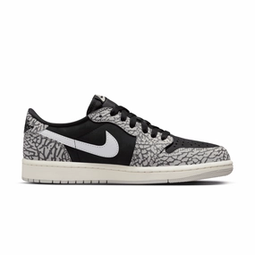 Air Jordan 1 Retro Low OG 'Black Elephant' skaters most outdoor