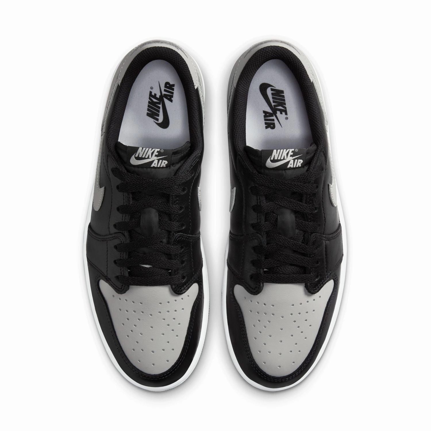 Sculpted cushioning Lace-up Air Jordan 1 Retro Low OG 'Shadow'