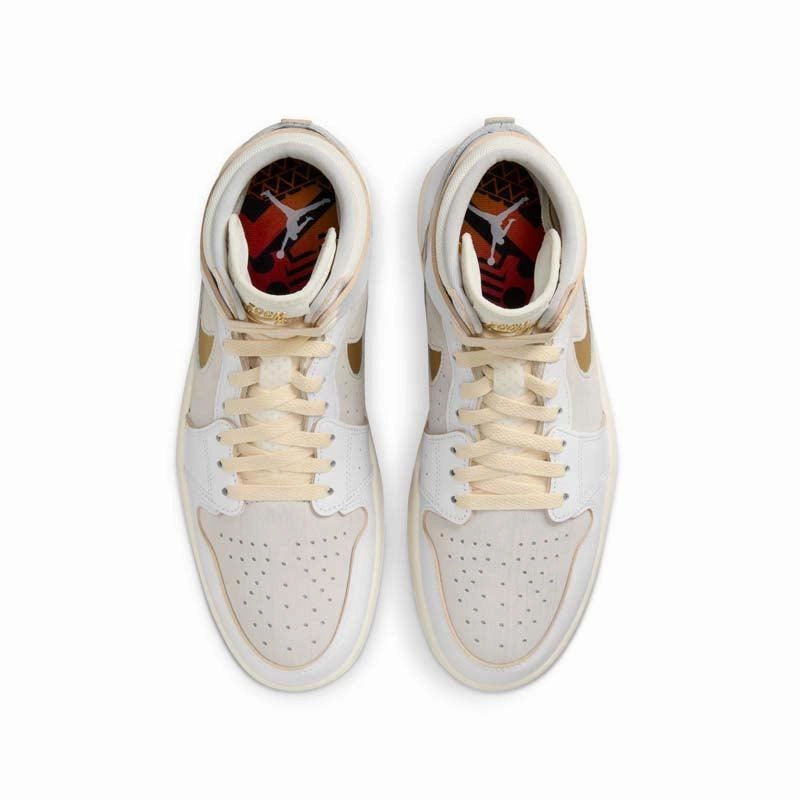 Recycled Material Components Air Jordan 1 Zoom Air CMFT 2 'Metallic Gold'