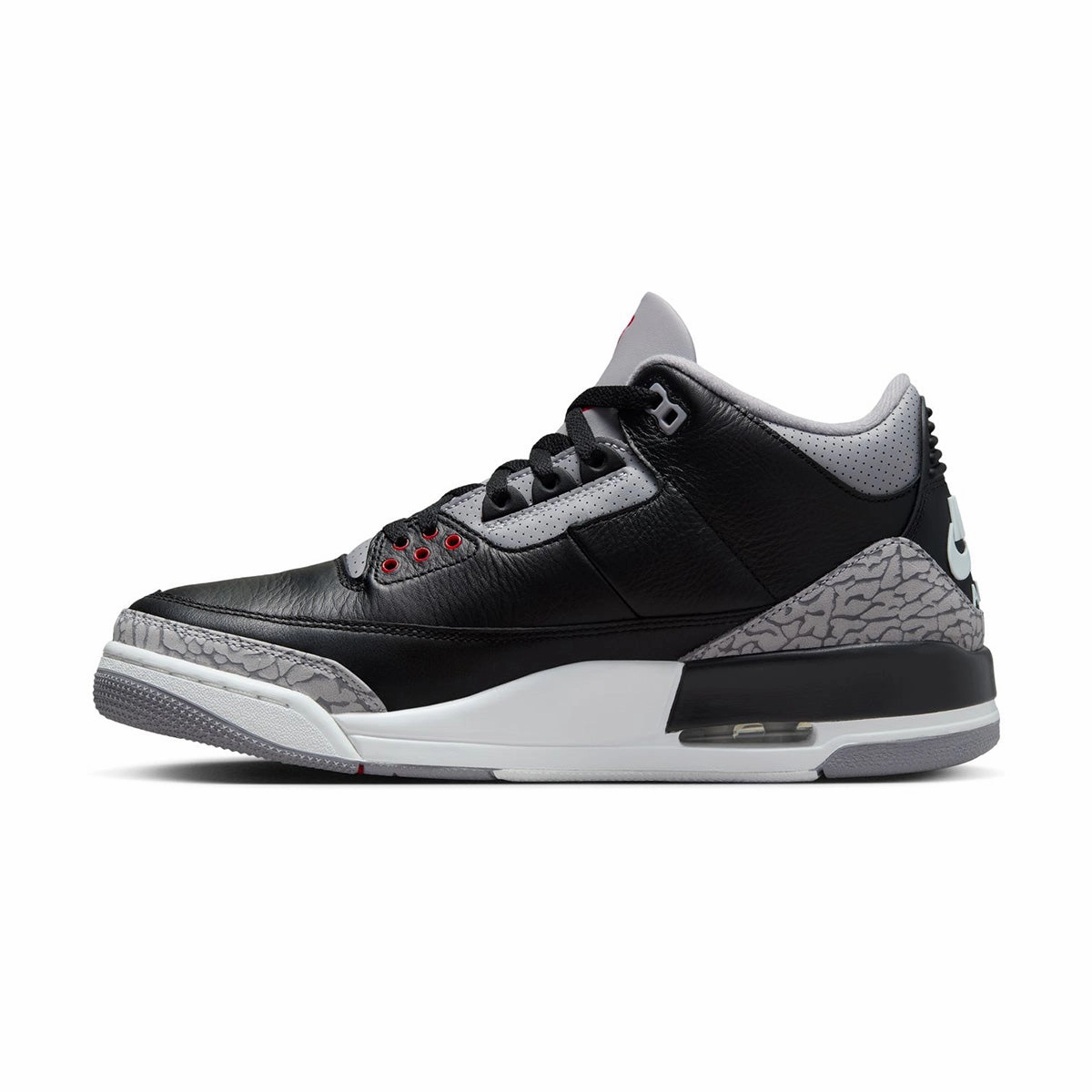 Air Jordan 3 Retro 'Black Cement' trendy teenagers students - specific features