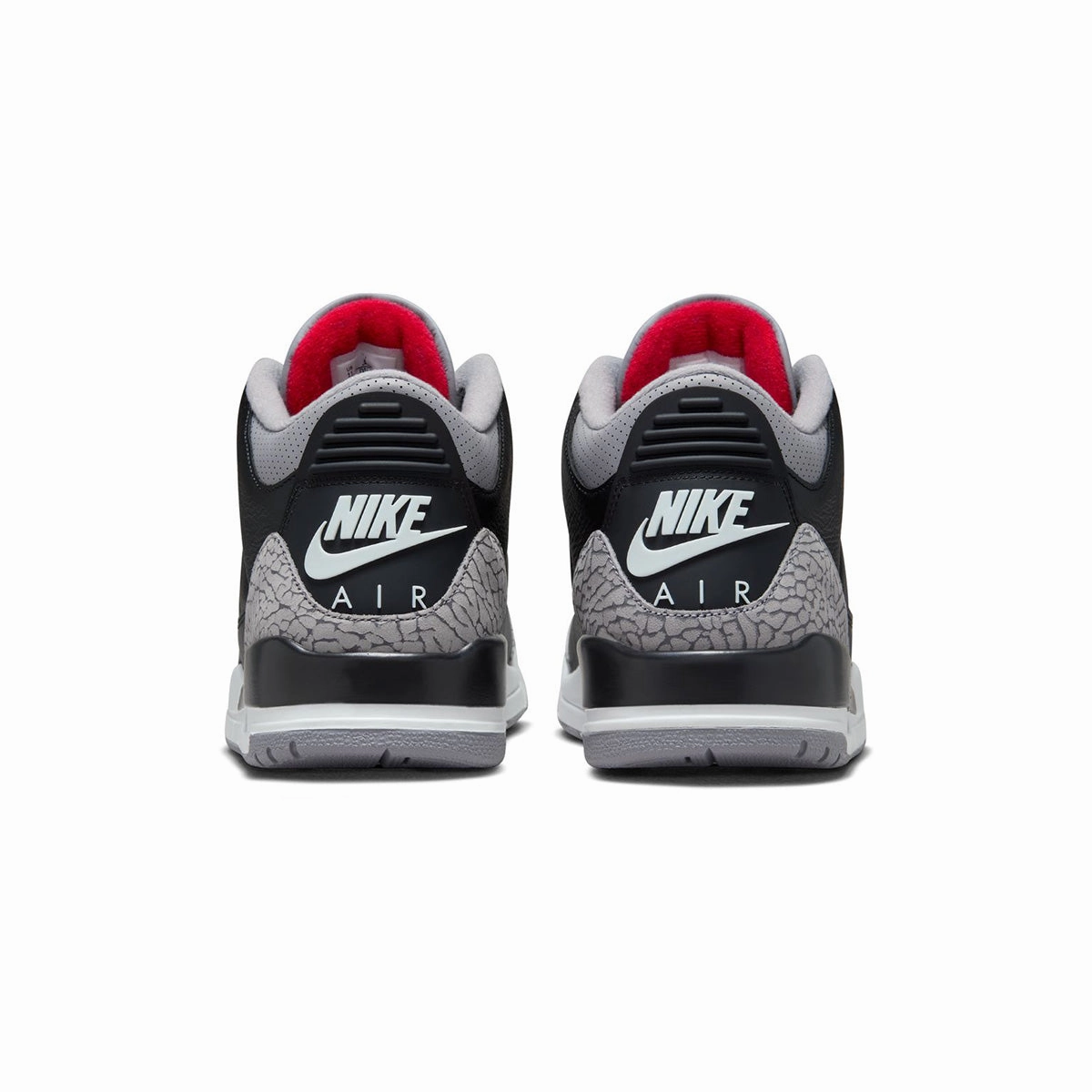 Air Circulation Tech Dynamic silhouette Air Jordan 3 Retro 'Black Cement'