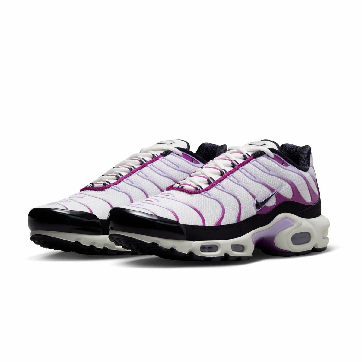 Pressure Relief Shock Diffusing Midsole Air Max Plus 'Black Purple White'