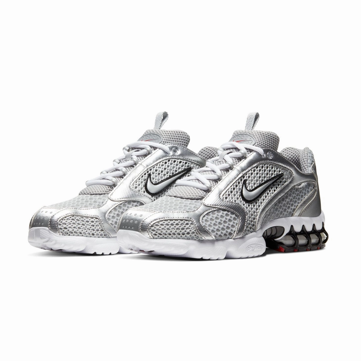 traveler city shoes Air Zoom Spiridon Cage 2 'Metallic Silver'
