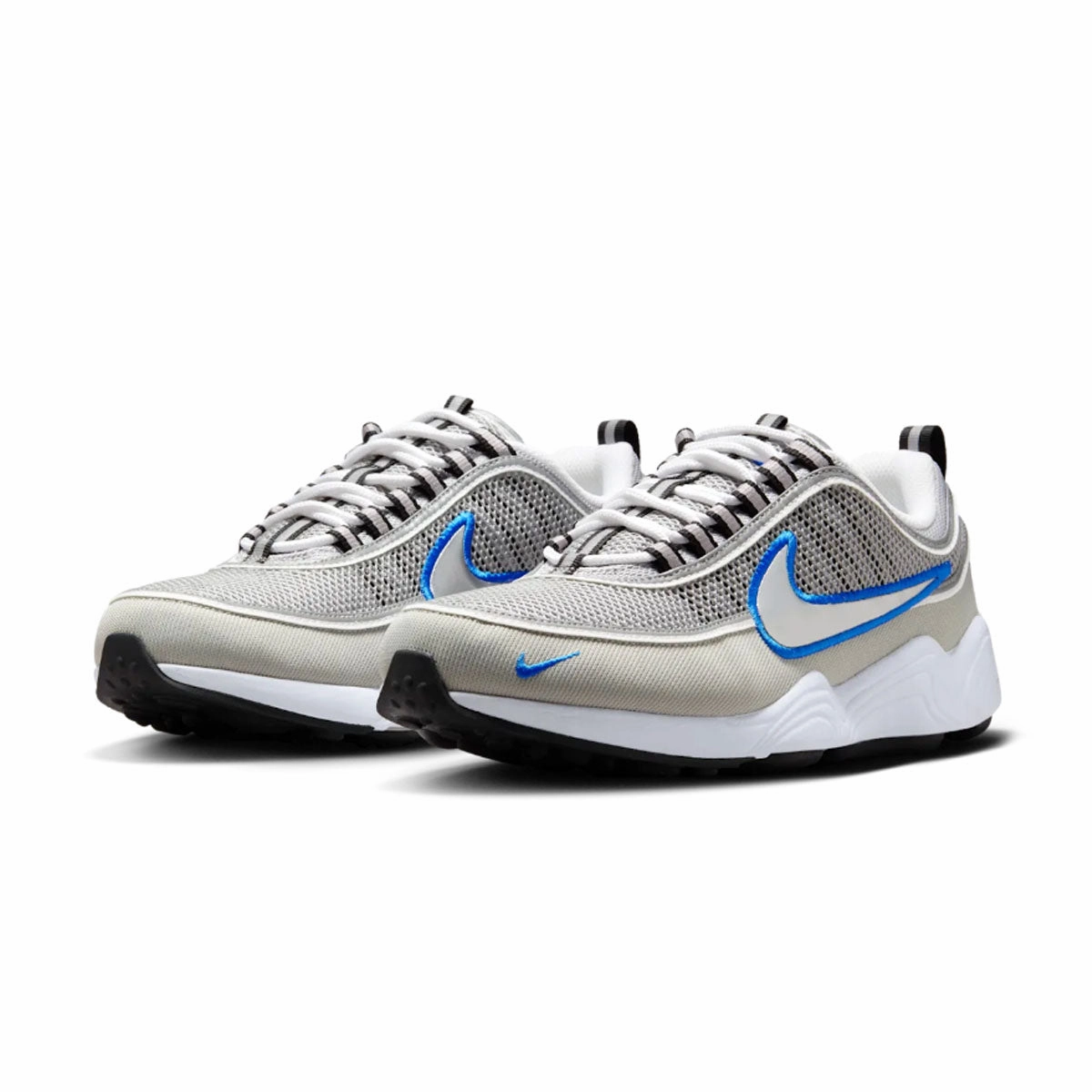 Air Zoom Spiridon SP 'Metallic Silver Signal Blue' home slippers Minimalist Footprint