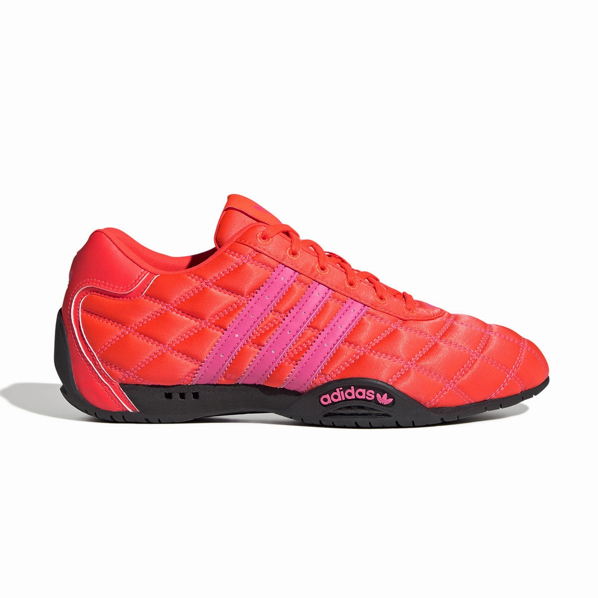 style - level Iconic Ease Wmns Adiracer Lo 'Solar Red Core Black Lucid Pink'