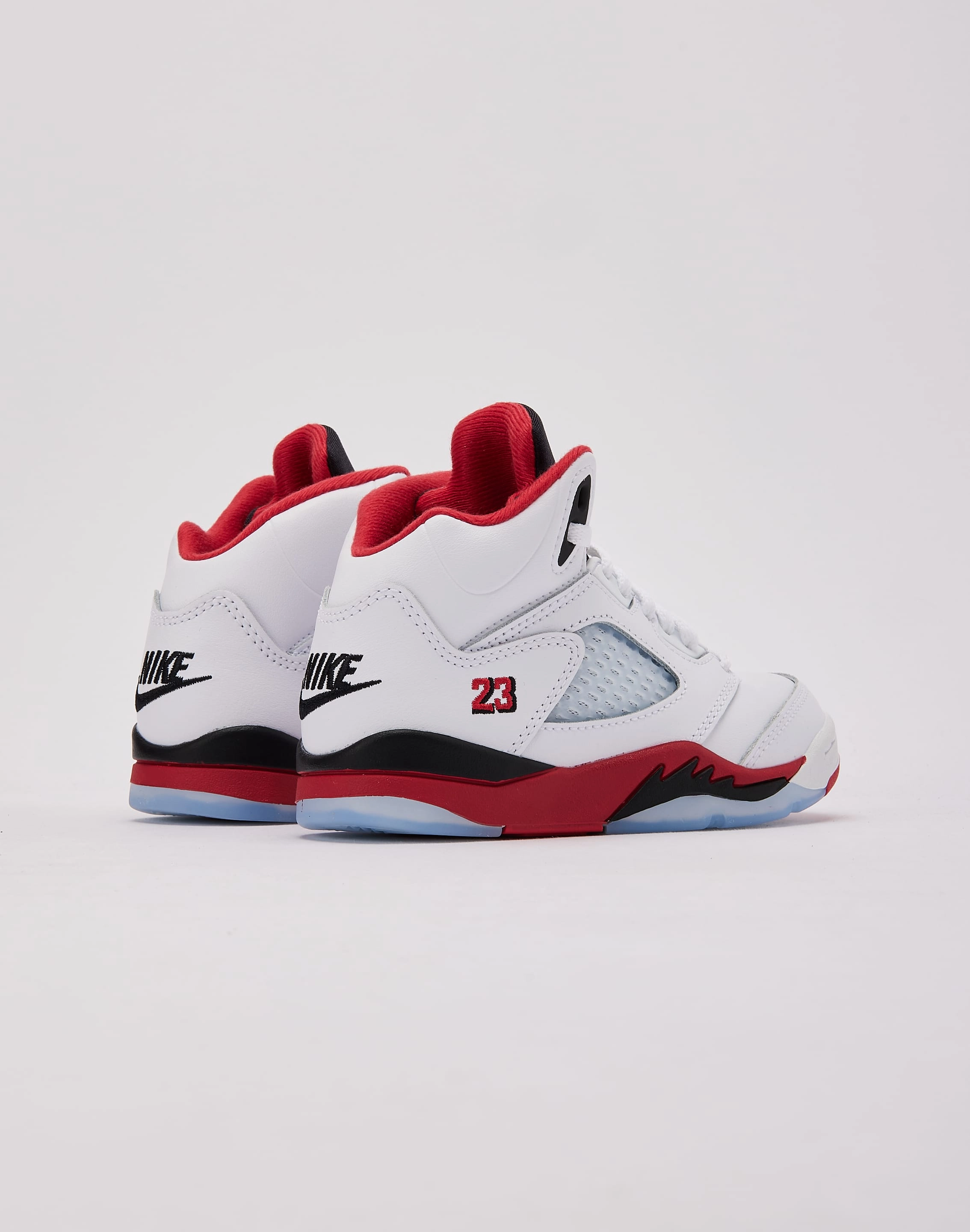 Jordan Air Jordan 5 Retro 'Fire Red Black Tongue' Pre-School Street Motion