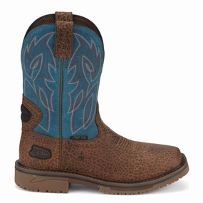 Slip Guard Footwear All Terrain Foot Support Wolfe 11 Inch Nano Composite Toe Work Boots