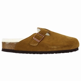 Daily Wear Sandals Boston Shearling Suede Leather Clogs