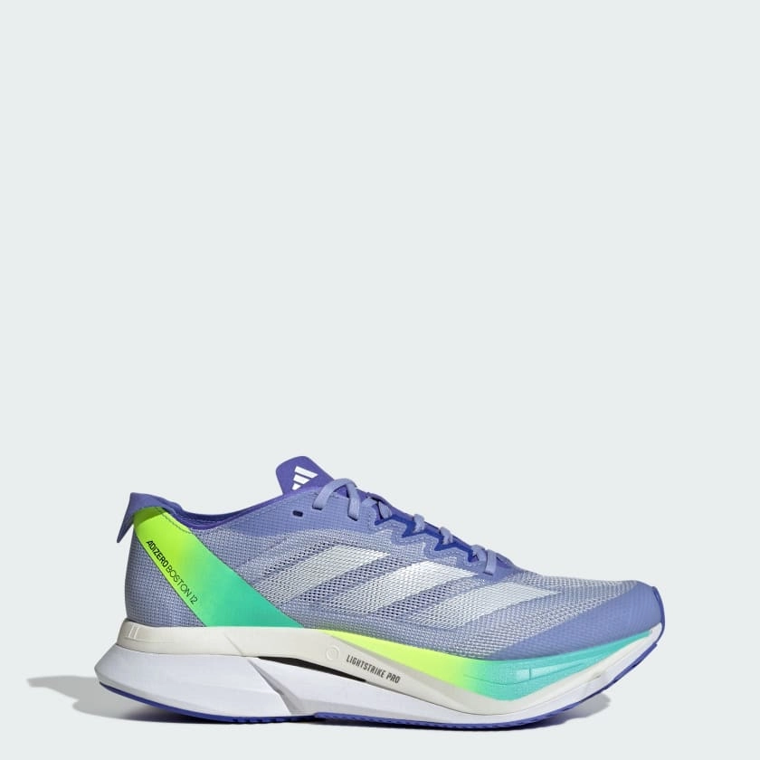 ADIDAS ADIZERO BOSTON 12 W ????????????????????? heat - resistant - design shoes Hyperbolic Lacing Configuration