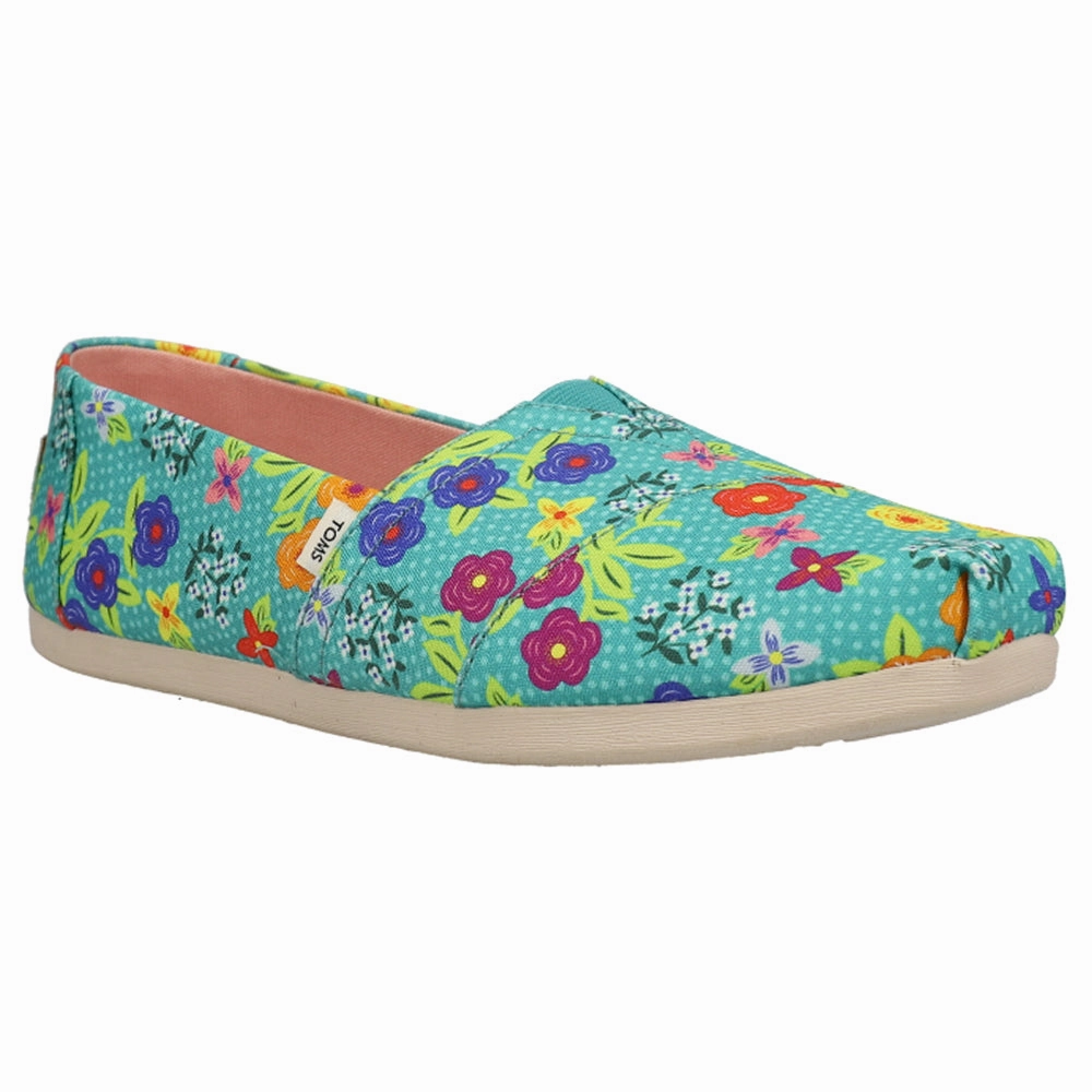Zero drop Alpargata Floral Slip On Flats