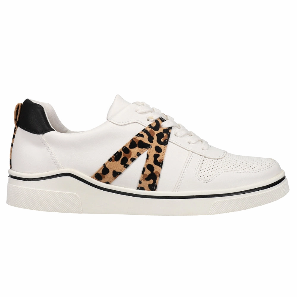 Slip On Style Alta Leopard Lace Up Sneakers