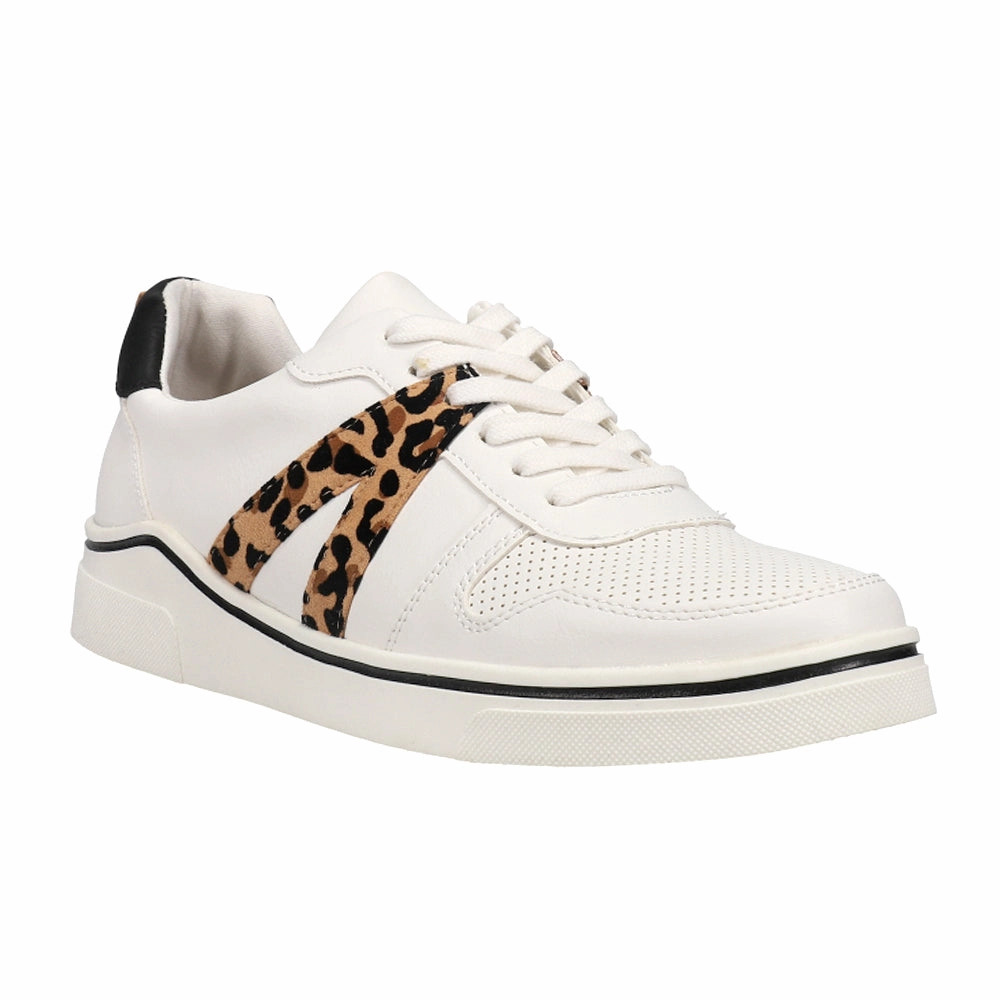 Comfortable Wear Alta Leopard Lace Up Sneakers