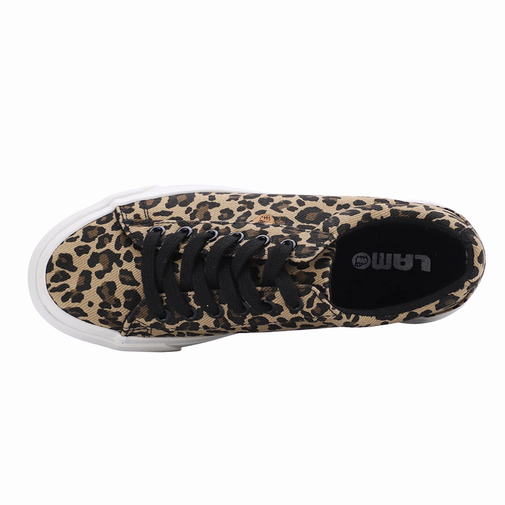 Athletic materials Amelie Cheetah Print Platform Sneakers